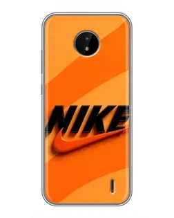 Чехол для Nokia C20 Plus с картинкой «Оранжевый драйв Nike» Чехол для Nokia C20 Plus с картинкой «Оранжевый драйв Nike»