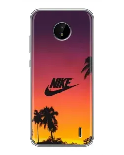 Чехол для Nokia C20 Plus с картинкой «Nike на закате солнца» Чехол для Nokia C20 Plus с картинкой «Nike на закате солнца»