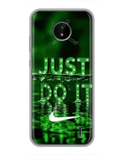 Чехол для Nokia C20 Plus с картинкой «Зеленый неоновый Nike» Чехол для Nokia C20 Plus с картинкой «Зеленый неоновый Nike»