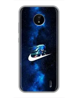Чехол для Nokia C20 Plus с картинкой «Звездный путь Nike» Чехол для Nokia C20 Plus с картинкой «Звездный путь Nike»
