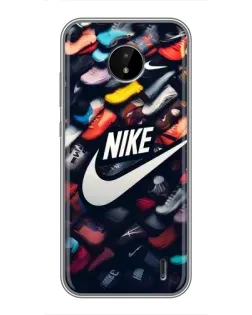 Чехол для Nokia C20 Plus с картинкой «Коллекция кроссовок Nike» Чехол для Nokia C20 Plus с картинкой «Коллекция кроссовок Nike»
