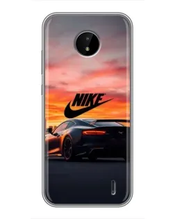 Чехол для Nokia C20 Plus с картинкой «Nike и суперкар» Чехол для Nokia C20 Plus с картинкой «Nike и суперкар»