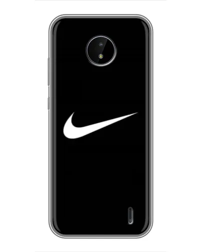 Чехол для Nokia C20 Plus с картинкой «Минималистический Найк» Чехол для Nokia C20 Plus с картинкой «Минималистический Найк»
