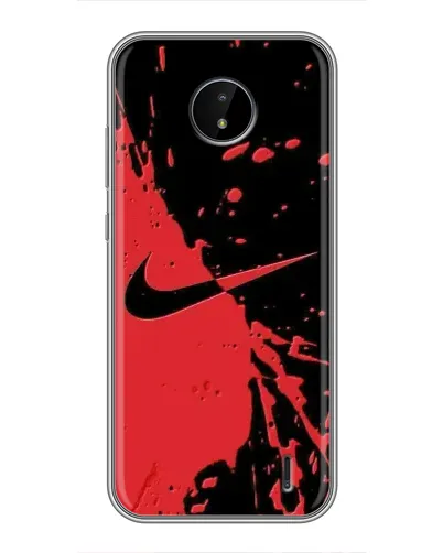 Чехол для Nokia C20 Plus с картинкой «Красные брызги Nike» Чехол для Nokia C20 Plus с картинкой «Красные брызги Nike»