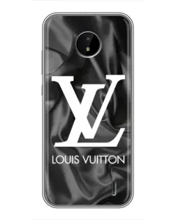 Чехол для Nokia C20 Plus с картинкой «Шелковый Louis Vuitton»