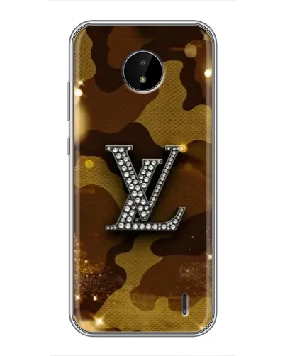 Чехол для Nokia C20 Plus с картинкой «Камуфляжный Louis Vuitton»