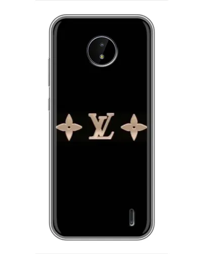 Чехол для Nokia C20 Plus с картинкой «Louis Vuitton — минимализм»