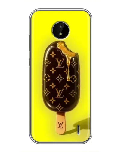 Чехол для Nokia C20 Plus с картинкой «Мороженое от LV»