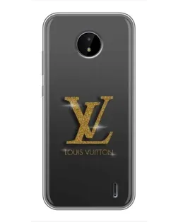 Чехол для Nokia C20 Plus с картинкой «Градиент Louis Vuitton»