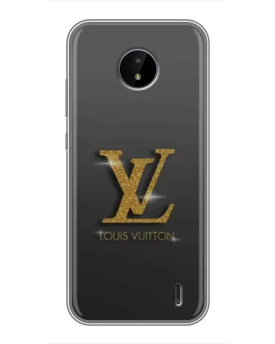 Чехол для Nokia C20 Plus с картинкой «Градиент Louis Vuitton»