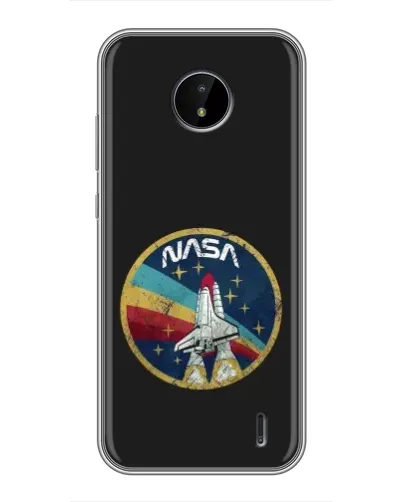 Чехол для Nokia C20 Plus с картинкой «NASA — эмблема миссии» Чехол для Nokia C20 Plus с картинкой «NASA — эмблема миссии»