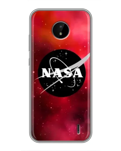 Чехол для Nokia C20 Plus с картинкой «NASA — красная туманность» Чехол для Nokia C20 Plus с картинкой «NASA — красная туманность»