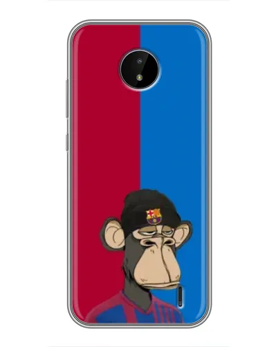 Чохол для Nokia C20 Plus з картинкою «Bored Ape — фанат Барси»
