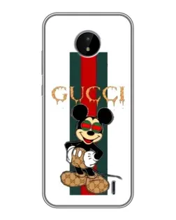 Чохол для Nokia C20 Plus з картинкою «Міккі Маус Gucci — смуги» Чохол для Nokia C20 Plus з картинкою «Міккі Маус Gucci — смуги»