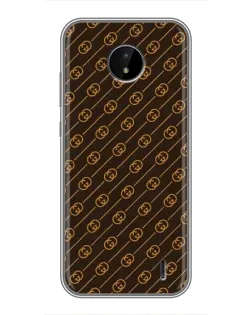 Чохол для Nokia C20 Plus з картинкою «Gucci — золоті діагоналі» Чохол для Nokia C20 Plus з картинкою «Gucci — золоті діагоналі»