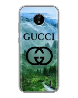 Чохол для Nokia C20 Plus з картинкою «Gucci — гірський пейзаж» Чохол для Nokia C20 Plus з картинкою «Gucci — гірський пейзаж»