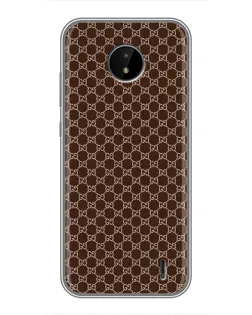 Чохол для Nokia C20 Plus з картинкою «Gucci — шоколадна сітка» Чохол для Nokia C20 Plus з картинкою «Gucci — шоколадна сітка»