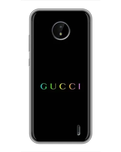 Чехол для Nokia C20 Plus с картинкой «Gucci — неоновый минимализм» Чехол для Nokia C20 Plus с картинкой «Gucci — неоновый минимализм»
