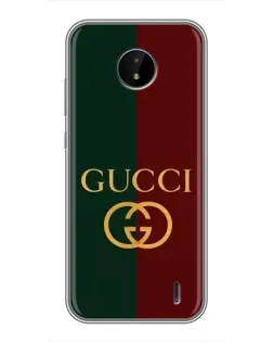 Чохол для Nokia C20 Plus з картинкою «Gucci — темно-зелений градієнт» Чохол для Nokia C20 Plus з картинкою «Gucci — темно-зелений градієнт»