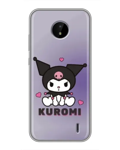 Чехол для Nokia C20 Plus с картинкой «Kuromi — фиолетовый арт» Чехол для Nokia C20 Plus с картинкой «Kuromi — фиолетовый арт»