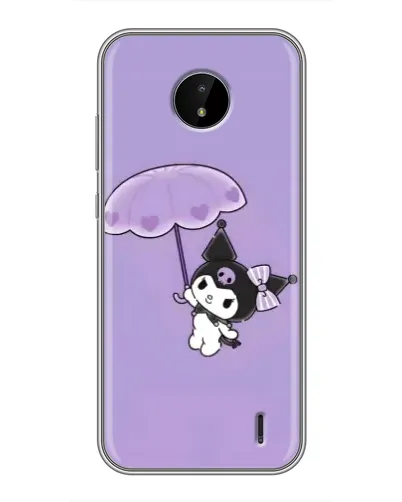 Чехол для Nokia C20 Plus с картинкой «Kuromi с зонтиком» Чехол для Nokia C20 Plus с картинкой «Kuromi с зонтиком»