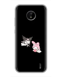 Чехол для Nokia C20 Plus с картинкой «My Melody и Kuromi»
