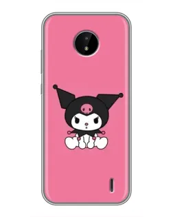 Чехол для Nokia C20 Plus с картинкой «Хмурая Kuromi»
