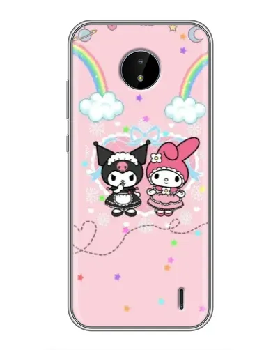 Чехол для Nokia C20 Plus с картинкой «My Melody и Kuromi» Чехол для Nokia C20 Plus с картинкой «My Melody и Kuromi»