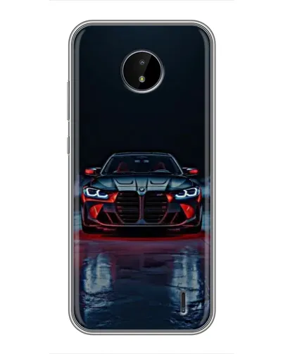Чохол для Nokia C20 Plus з картинкою «BMW на мокрій дорозі»