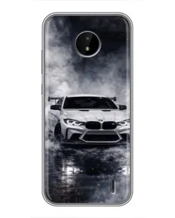 Чохол для Nokia C20 Plus з картинкою «BMW крізь туман» Чохол для Nokia C20 Plus з картинкою «BMW крізь туман»