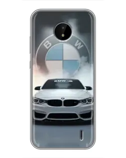 Чохол для Nokia C20 Plus з картинкою «BMW в білому диму» Чохол для Nokia C20 Plus з картинкою «BMW в білому диму»