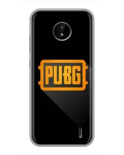 Чохол для Nokia C20 Plus з картинкою «PUBG — рамка лого»