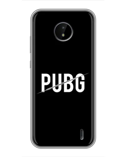 Чохол для Nokia C20 Plus з картинкою «PUBG — білий логотип» Чохол для Nokia C20 Plus з картинкою «PUBG — білий логотип»