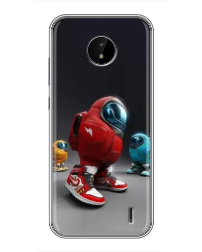 Чохол для Nokia C20 Plus з картинкою «Among Us — 3D стиль»