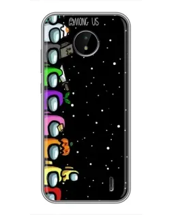 Чохол для Nokia C20 Plus з картинкою «Команда Among Us»