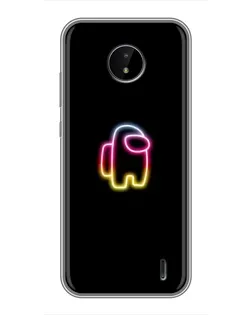 Чохол для Nokia C20 Plus з картинкою «Among Us градієнт»