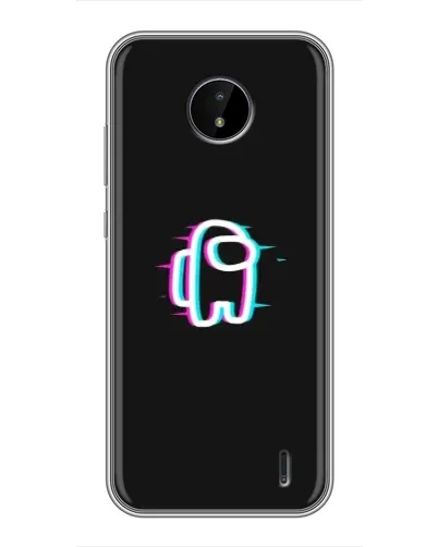 Чохол для Nokia C20 Plus з картинкою «Among Us неон»