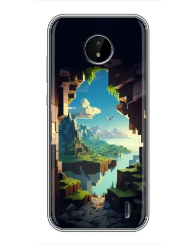 Чохол для Nokia C20 Plus з картинкою «Вид з печери»