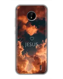 Чохол для Nokia C20 Plus з картинкою «Сяйво Імені Jesus»