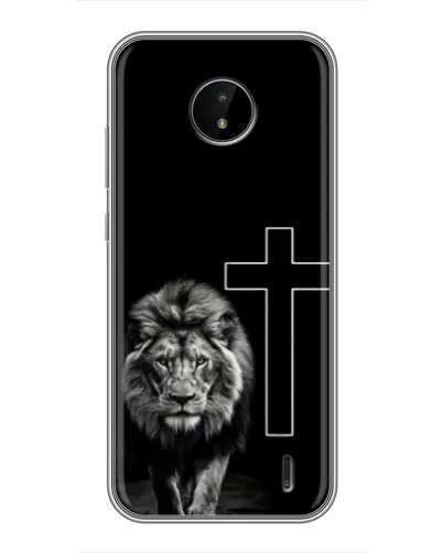 Чохол для Nokia C20 Plus з картинкою «Лев та Хрест» Чохол для Nokia C20 Plus з картинкою «Лев та Хрест»