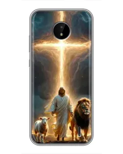 Чохол для Nokia C20 Plus з картинкою «Лев Юди та Світло»