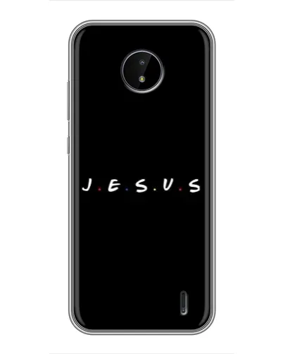 Чохол для Nokia C20 Plus з картинкою «Крапки віри J.E.S.U.S.» Чохол для Nokia C20 Plus з картинкою «Крапки віри J.E.S.U.S.»