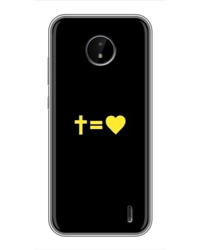 Чохол для Nokia C20 Plus з картинкою «Серце та Хрест» Чохол для Nokia C20 Plus з картинкою «Серце та Хрест»