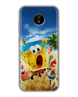 Чехол для Nokia C20 Plus с картинкой «Развлечения на пляже»