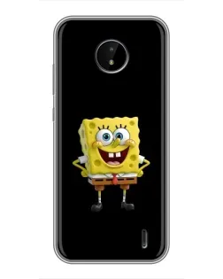 Чехол для Nokia C20 Plus с картинкой «Классический Губка Боб»