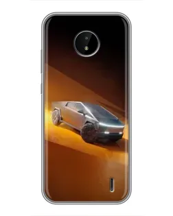 Чохол для Nokia C20 Plus з картинкою «Cybertruck у пустелі» Чохол для Nokia C20 Plus з картинкою «Cybertruck у пустелі»