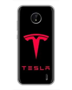 Чохол для Nokia C20 Plus з картинкою «Tesla Red Logo» Чохол для Nokia C20 Plus з картинкою «Tesla Red Logo»