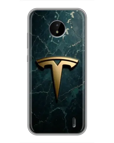 Чохол для Nokia C20 Plus з картинкою «Мармурова Tesla Gold» Чохол для Nokia C20 Plus з картинкою «Мармурова Tesla Gold»