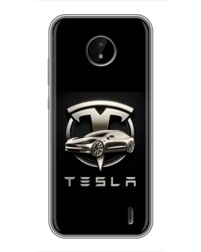 Чохол для Nokia C20 Plus з картинкою «Tesla — срібне авто» Чохол для Nokia C20 Plus з картинкою «Tesla — срібне авто»