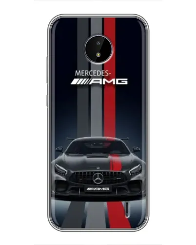 Чохол для Nokia C20 Plus з картинкою «Mercedes — білий карбон» Чохол для Nokia C20 Plus з картинкою «Mercedes — білий карбон»